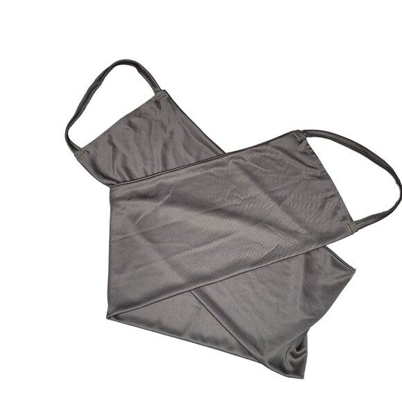 Women's Stretchy wrap Tube Tops 2-Pack Gray & Silver Glitter One Size Fits Most - Picture 6 of 6